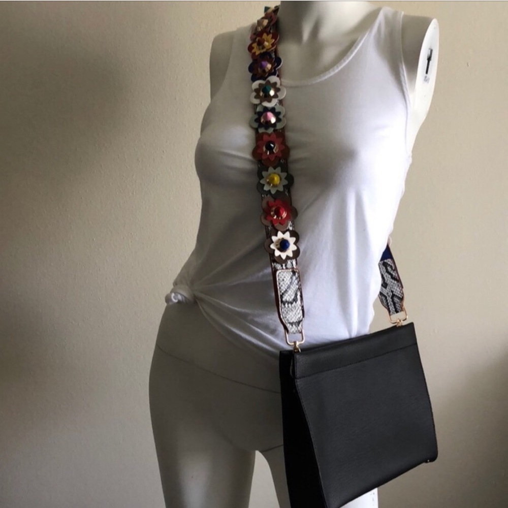 Handbag replacement guitar strap 🎸🌸🌺🌷